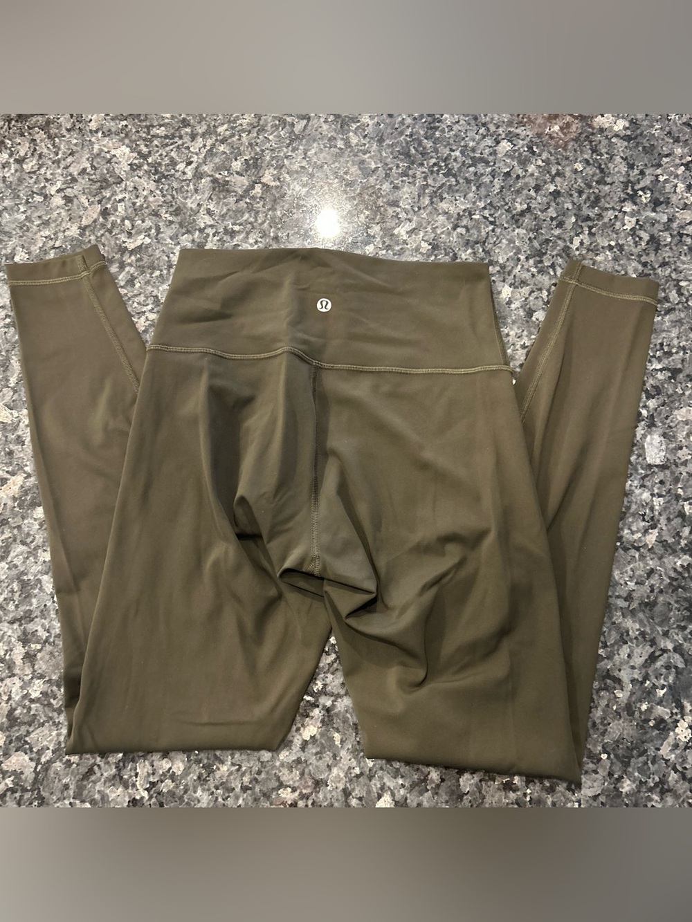 Lululemon High-Rise wonder under Leggings - Olive Green